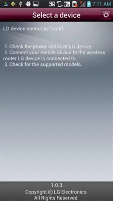 LG AV Remote android App screenshot 0